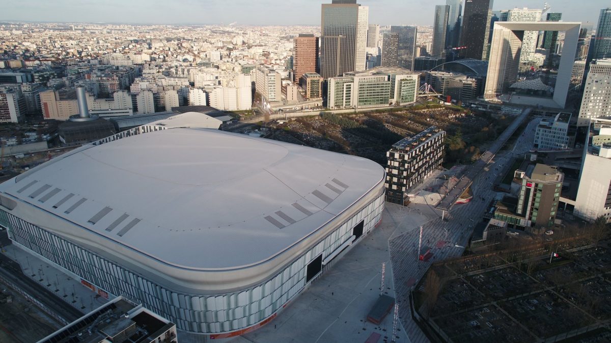 Realization of roofing and insulation U-Arena of Nanterre