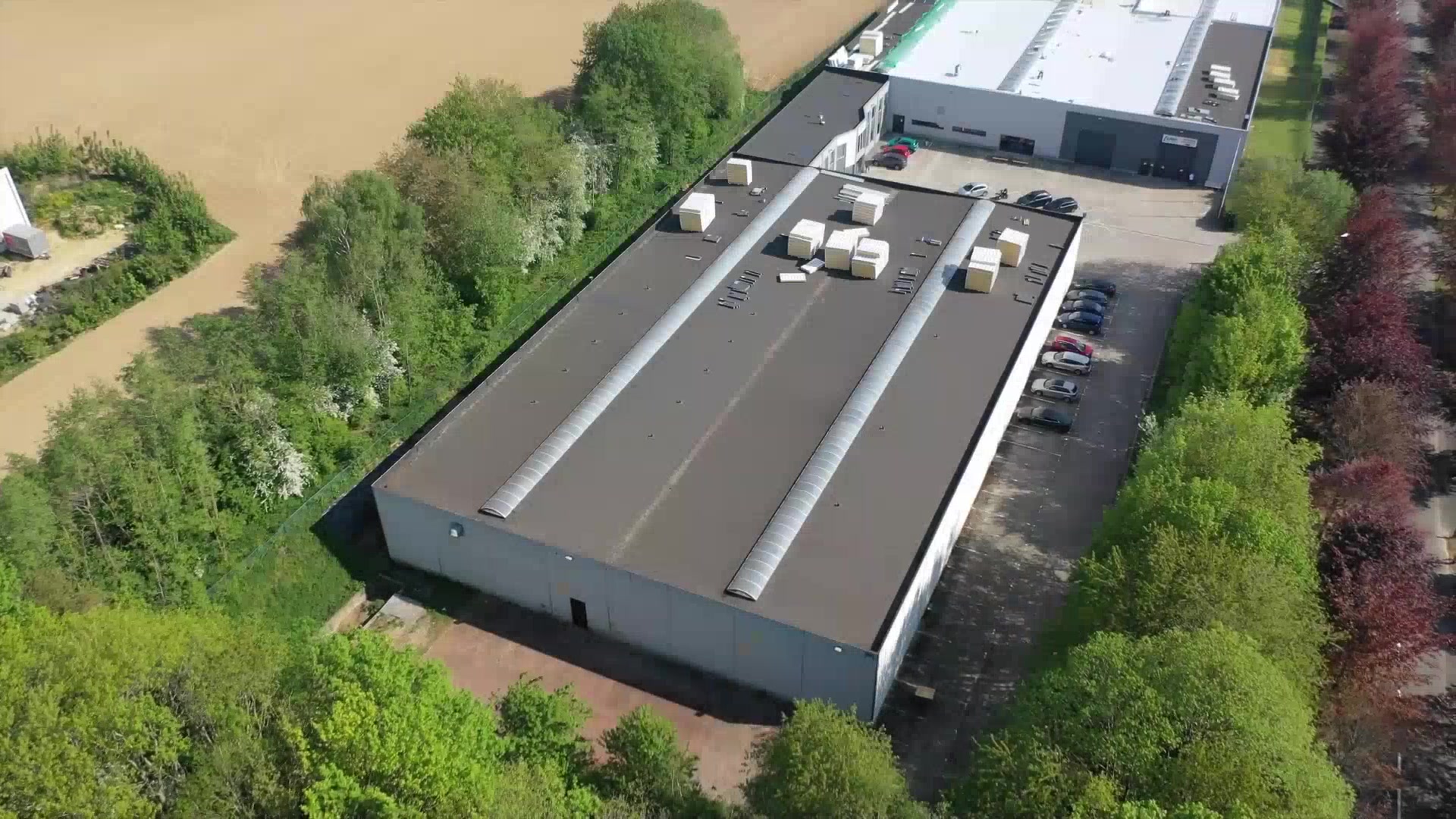 Rénovation de la toiture sur un bâtiment industriel