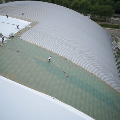 Nouvelle toiture Ethias Arena