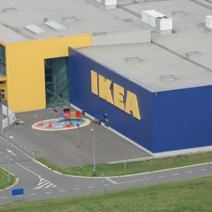 Nouvelle toiture industrielle Ikea Mons